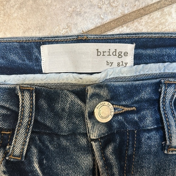 Buckle Bridge by Gly Taylor Ultra High Rise Ankle Crop Jeans 28 - Picture 4 of 8